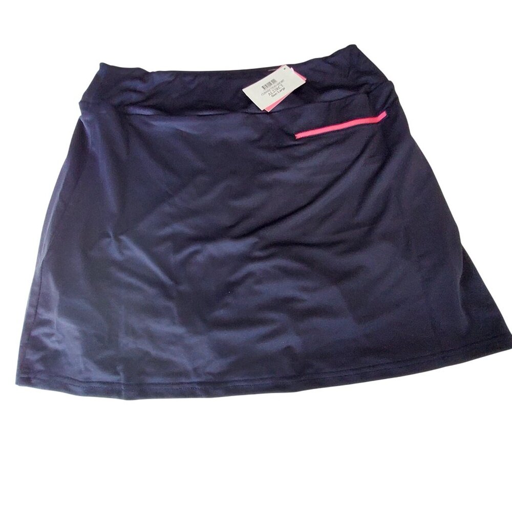 Golftini Golf Skort With Colorful Stripe Pattern Pink Label Size L Connection- - Picture 2 of 12